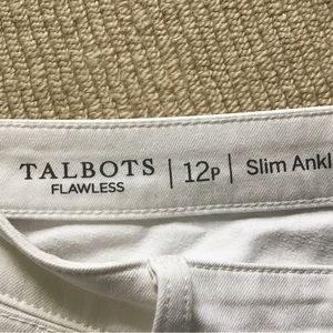 Talbots slim ankle 12p pants